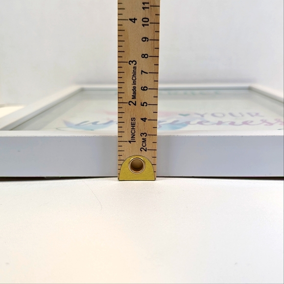 Nanette Lepore Embrace Your Uniqueness Mermaid Wall Art Framed Glass - Picture 8 of 8